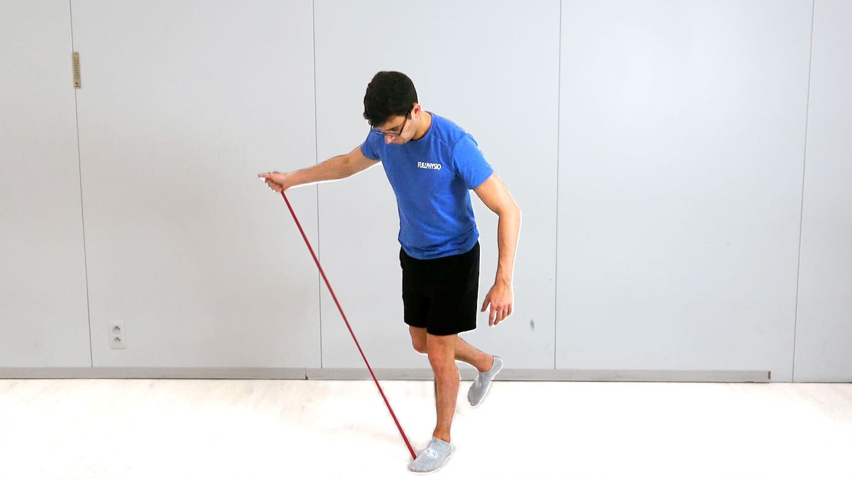 Équilibre unipodal avec stabilité du pied