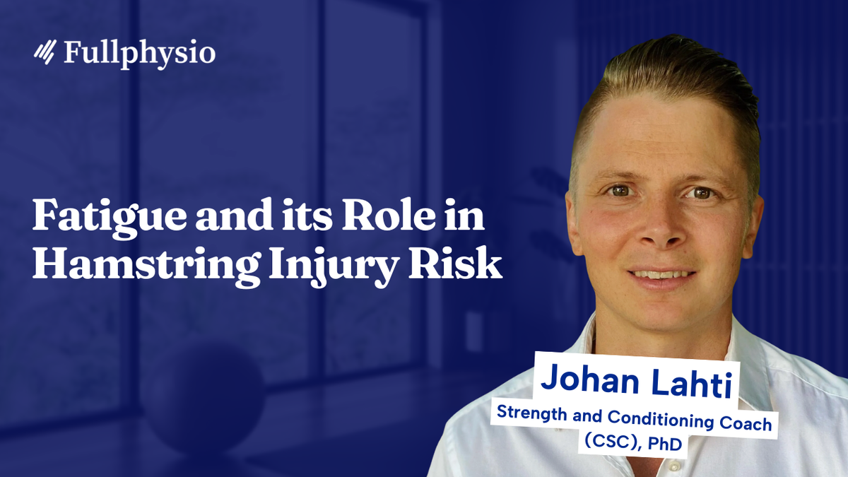 Fatigue and its Role in Hamstring Injury Risk