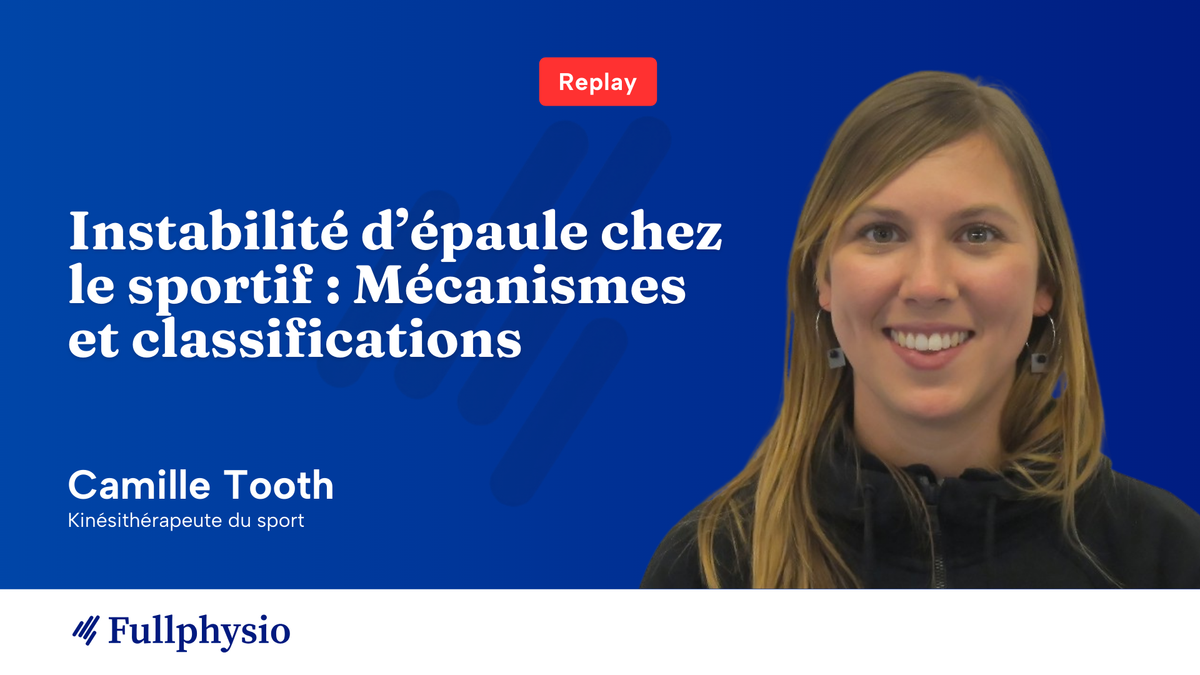 Instabilité d'épaule chez le sportif : Mécanismes et classifications