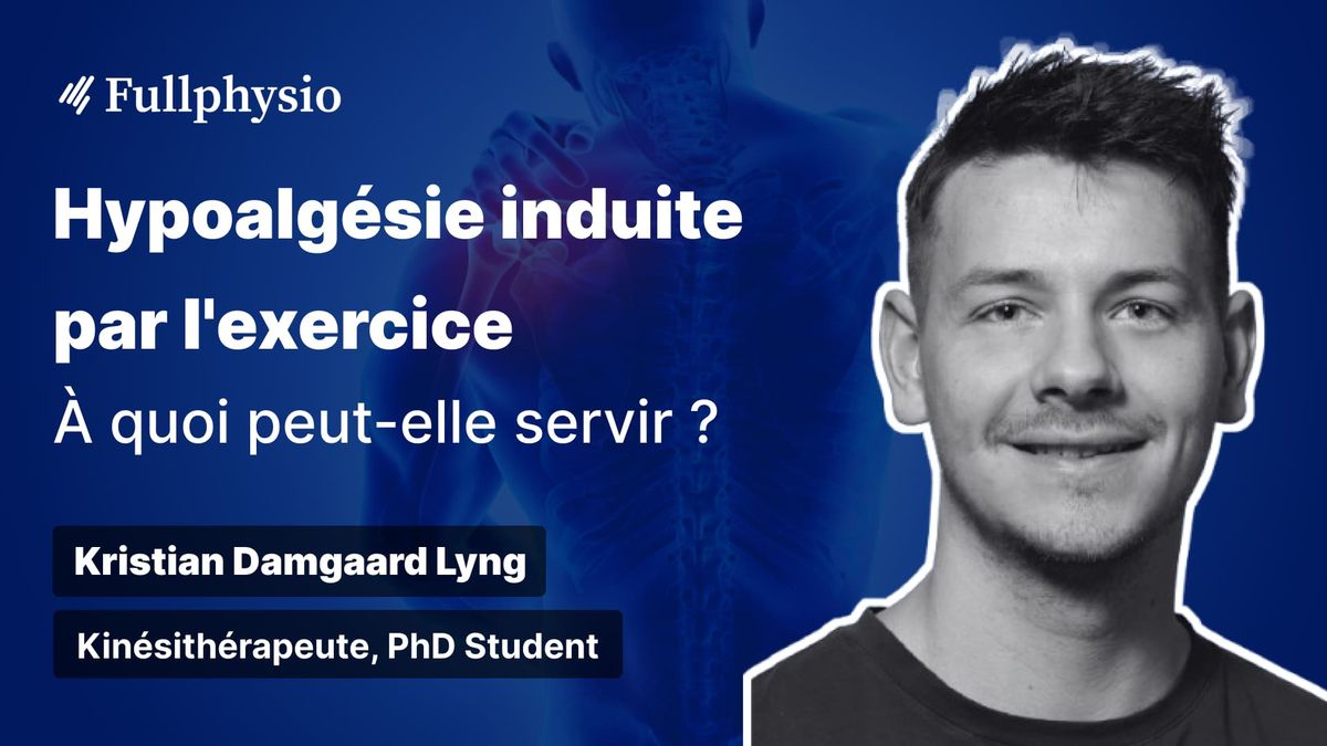 Hypoalgésie induite par l'exercice : À quoi peut-elle servir ?