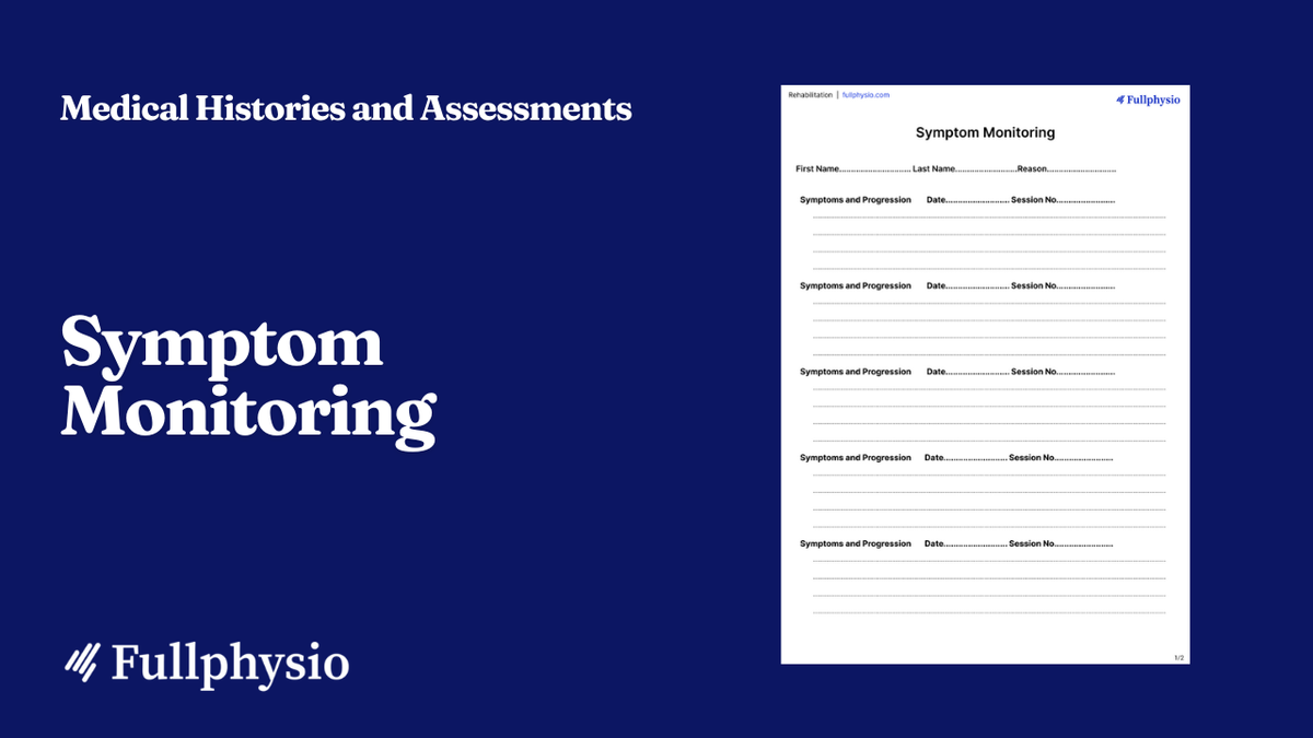Symptom Monitoring Sheet