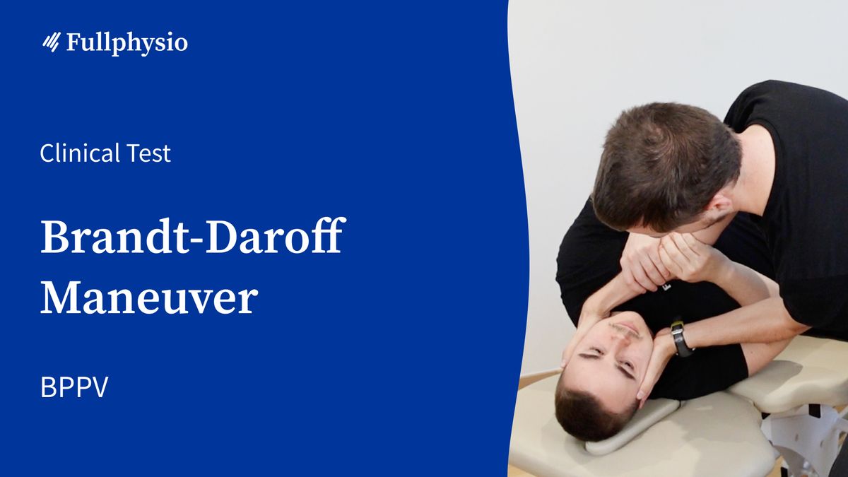 Brandt-Daroff Maneuver