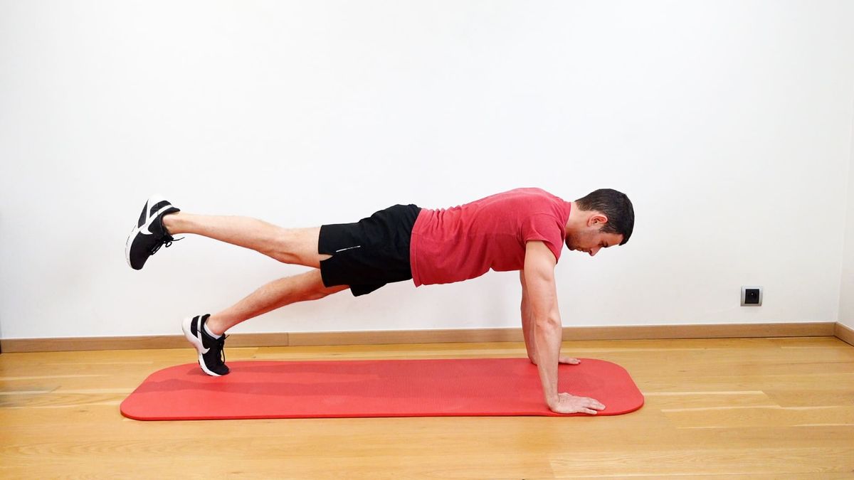 Single-Leg High Plank