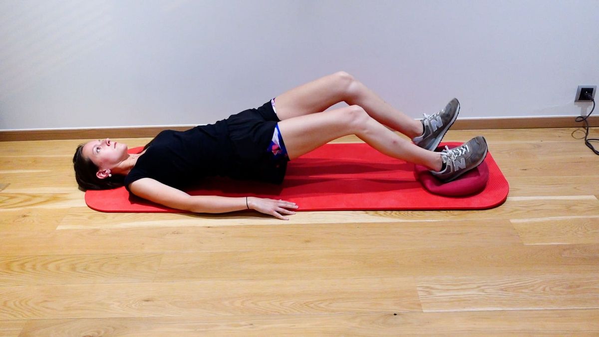 Travail dynamique des ischio-jambiers en gainage dorsal