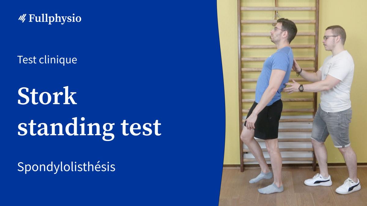 Stork standing test