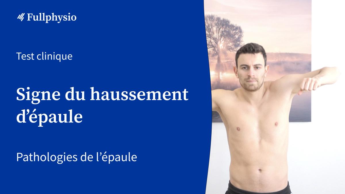 Signe du haussement d'épaule