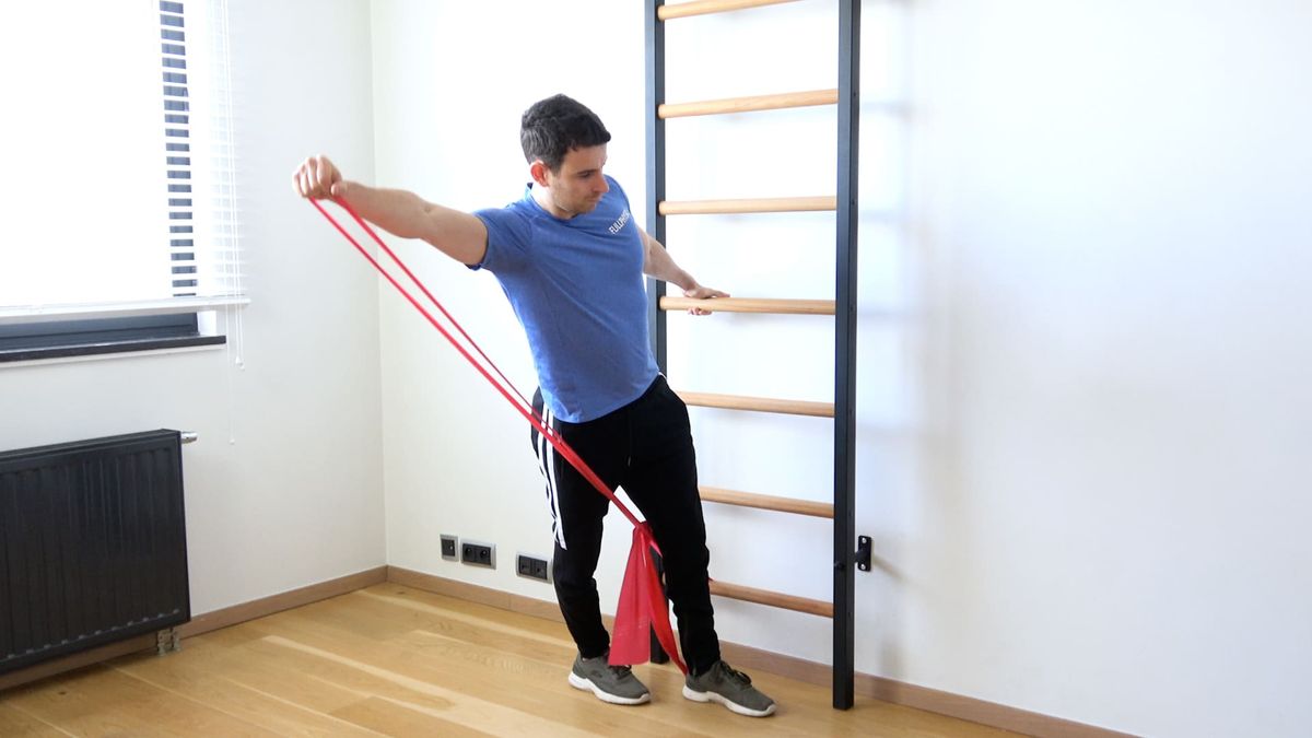 Shoulder ABD Strengthening With Inclined Body