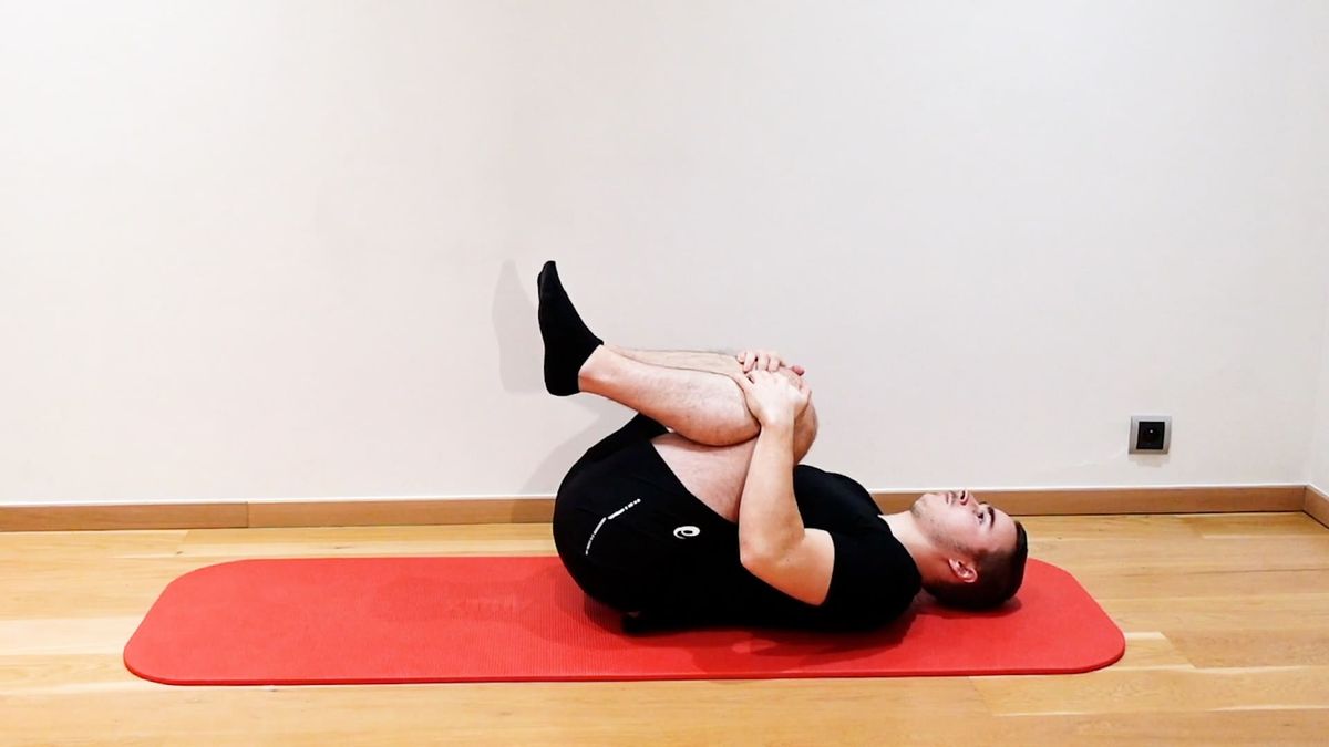 Flexion lombaire en couché dorsal