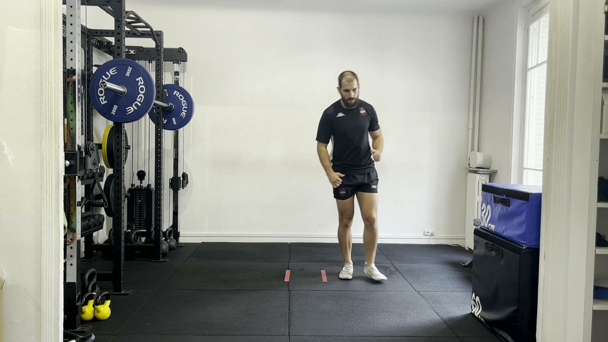 Lateral Ankle Hops