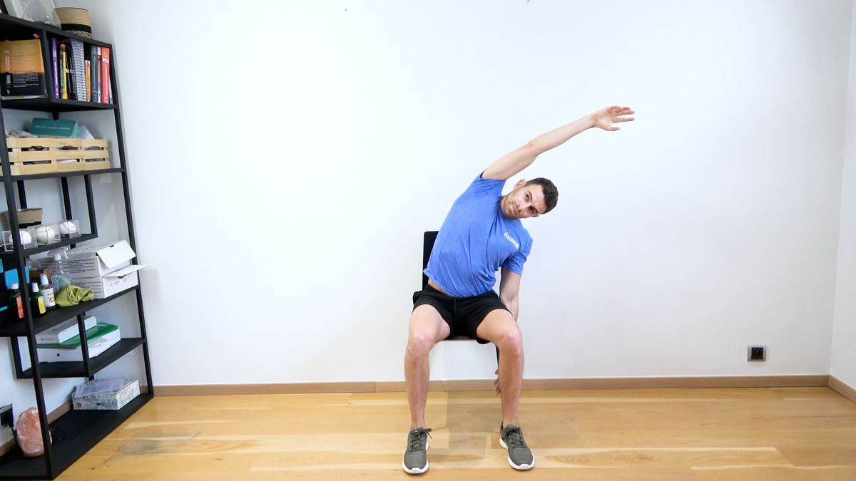 Seated Quadratus Lumborum Stretching