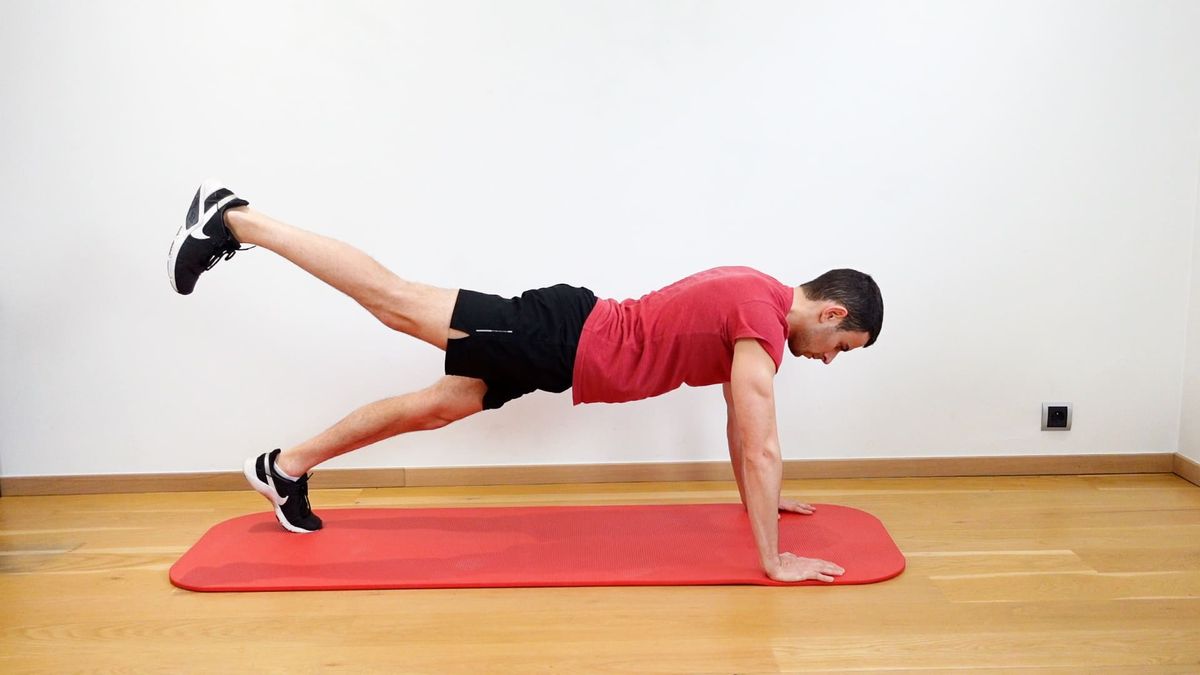 Plank With Hip Extension
