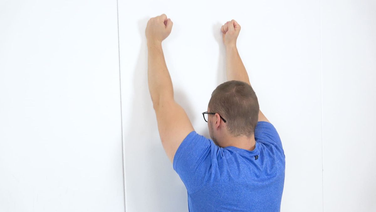 Sliding Shoulder Elevation Against Wall