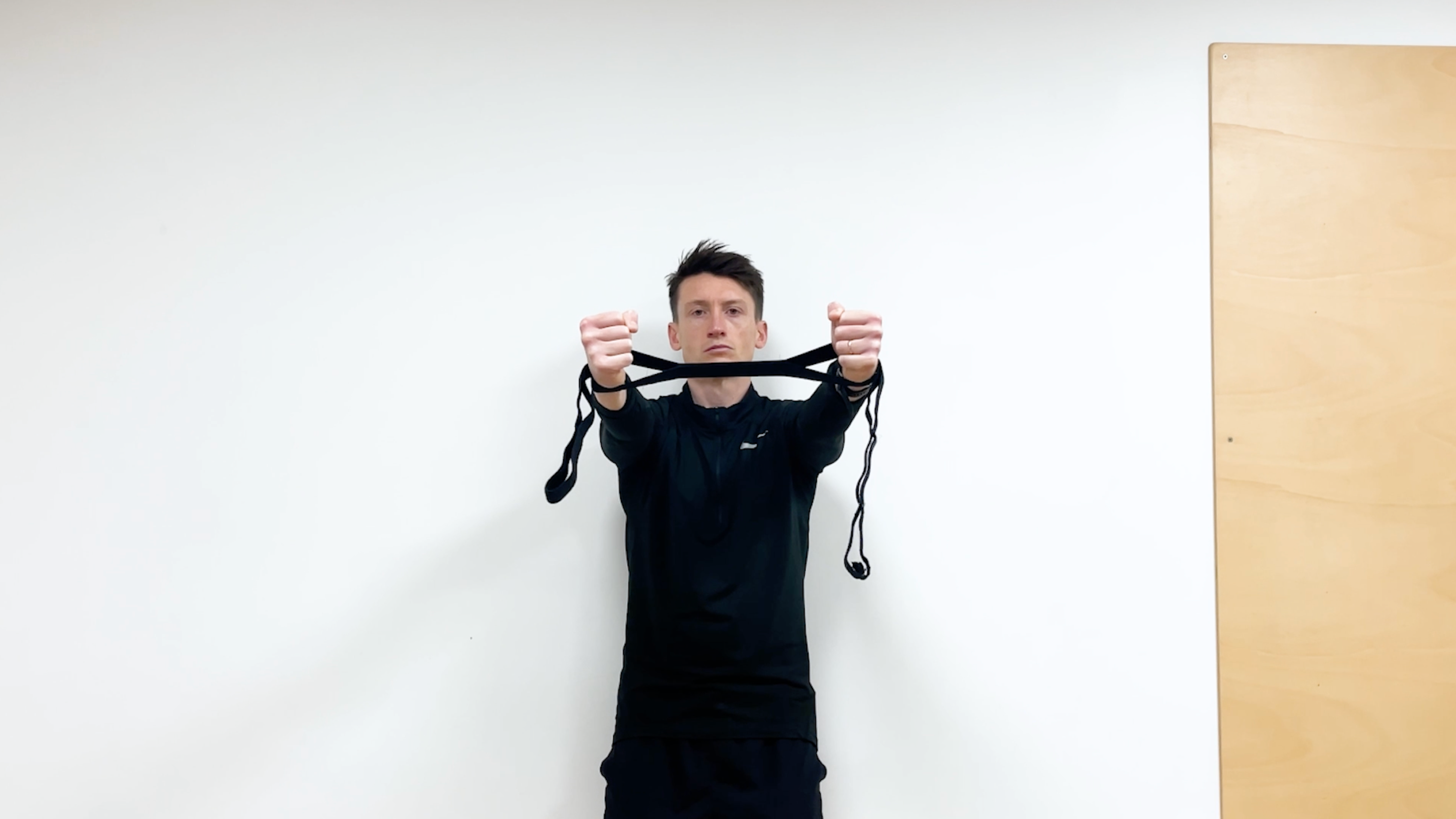 Front Raise and External Rotation With Resistance Band