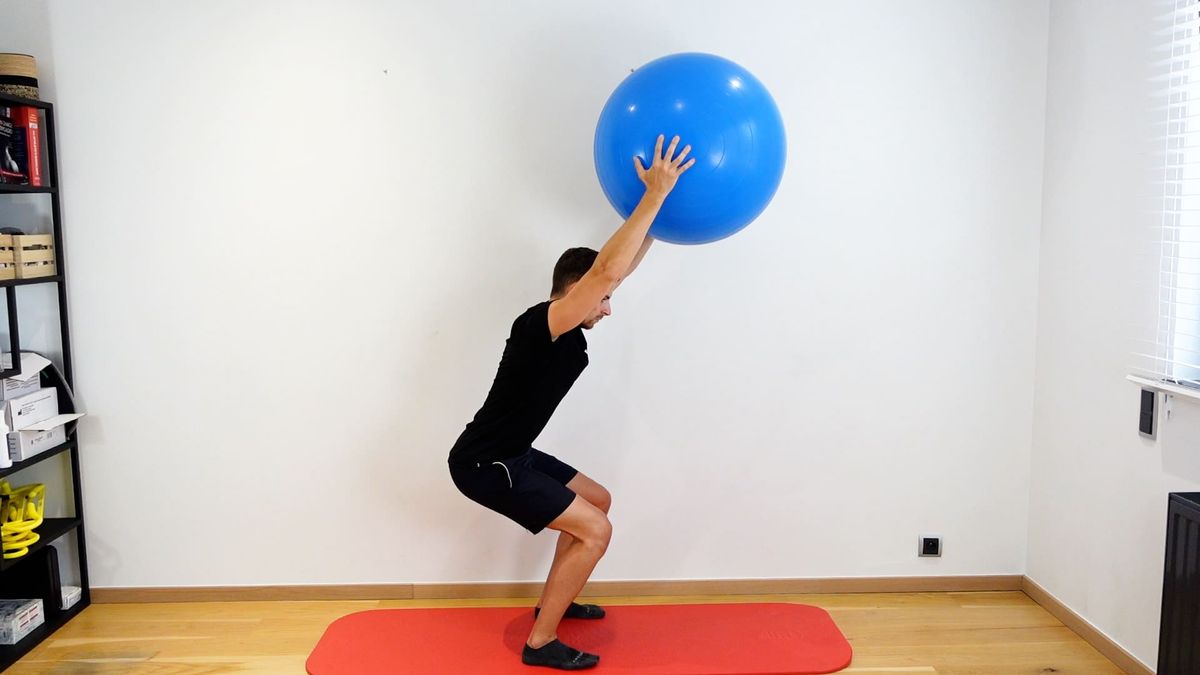 Posture Control With Swiss Ball