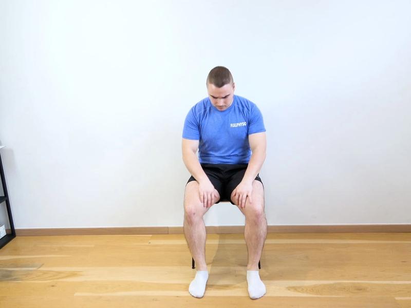 Adductor Self-Stretching, view 1
