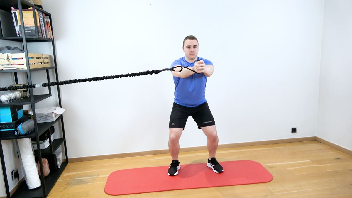 Renforcement abdominal avec pas latéraux