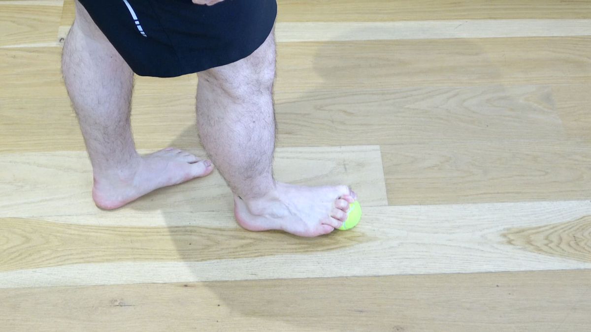 Toe Flexor Strengthening on Ball