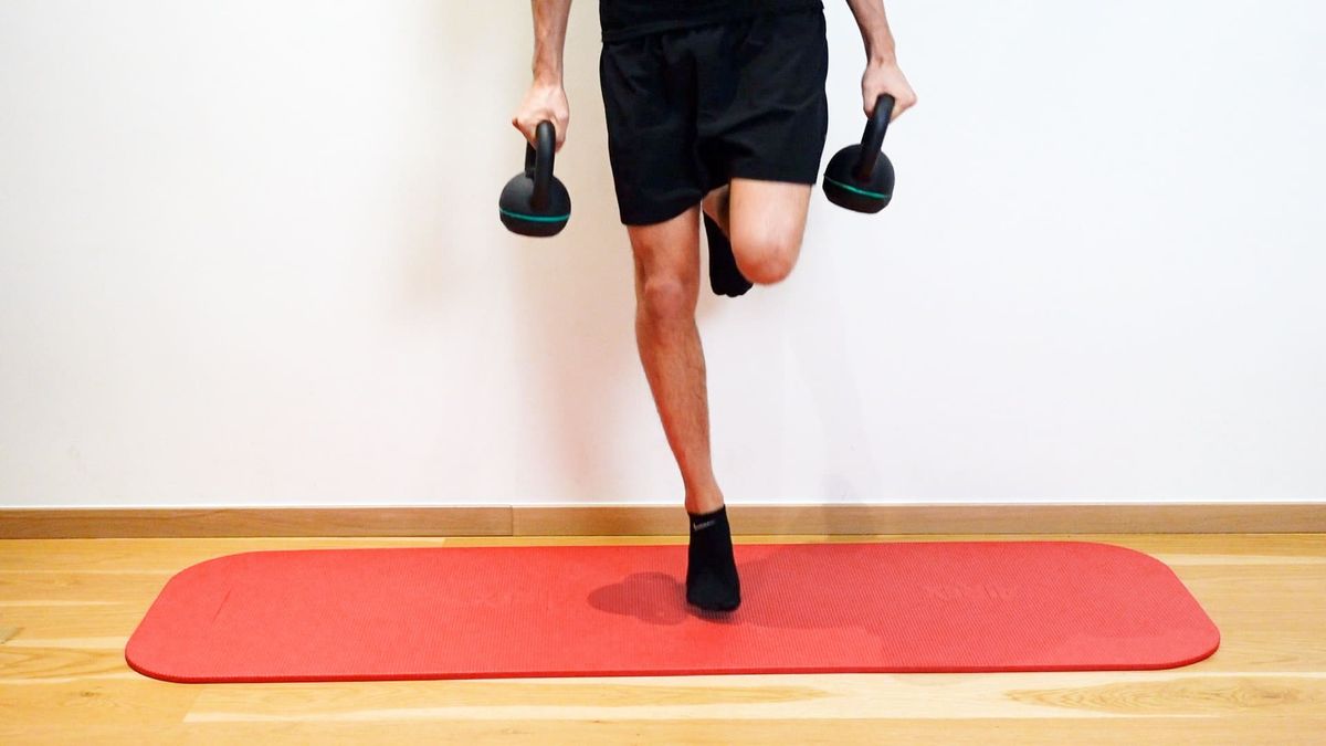 Single-Leg Hops With Weight