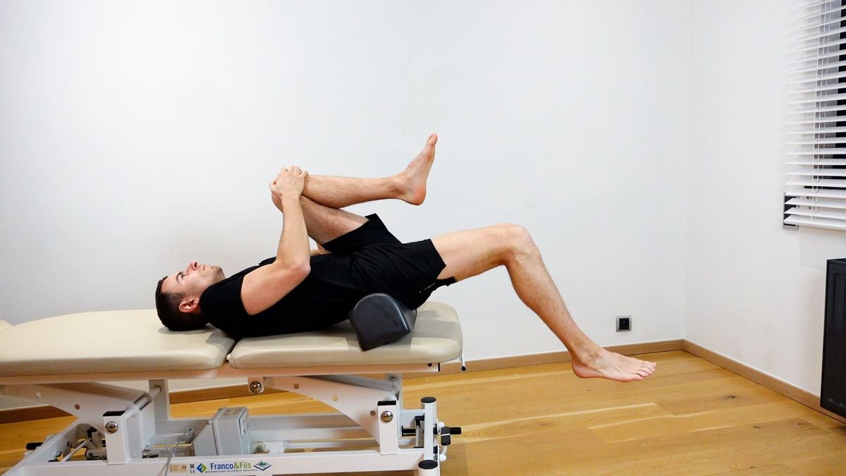 Iliopsoas Stretching With Cushion