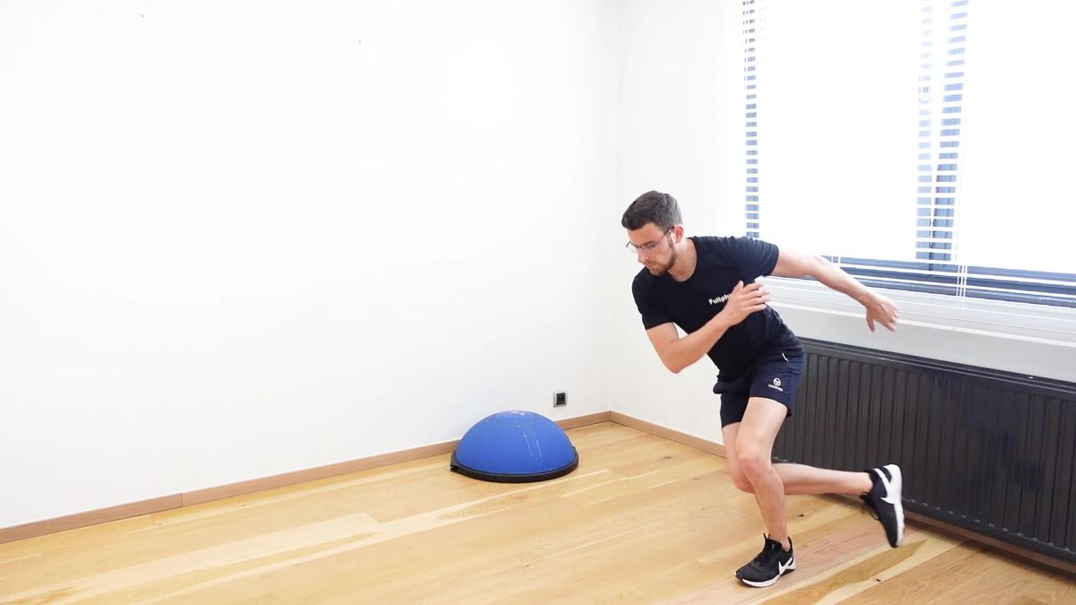 Lateral Support Exercise With Bosu