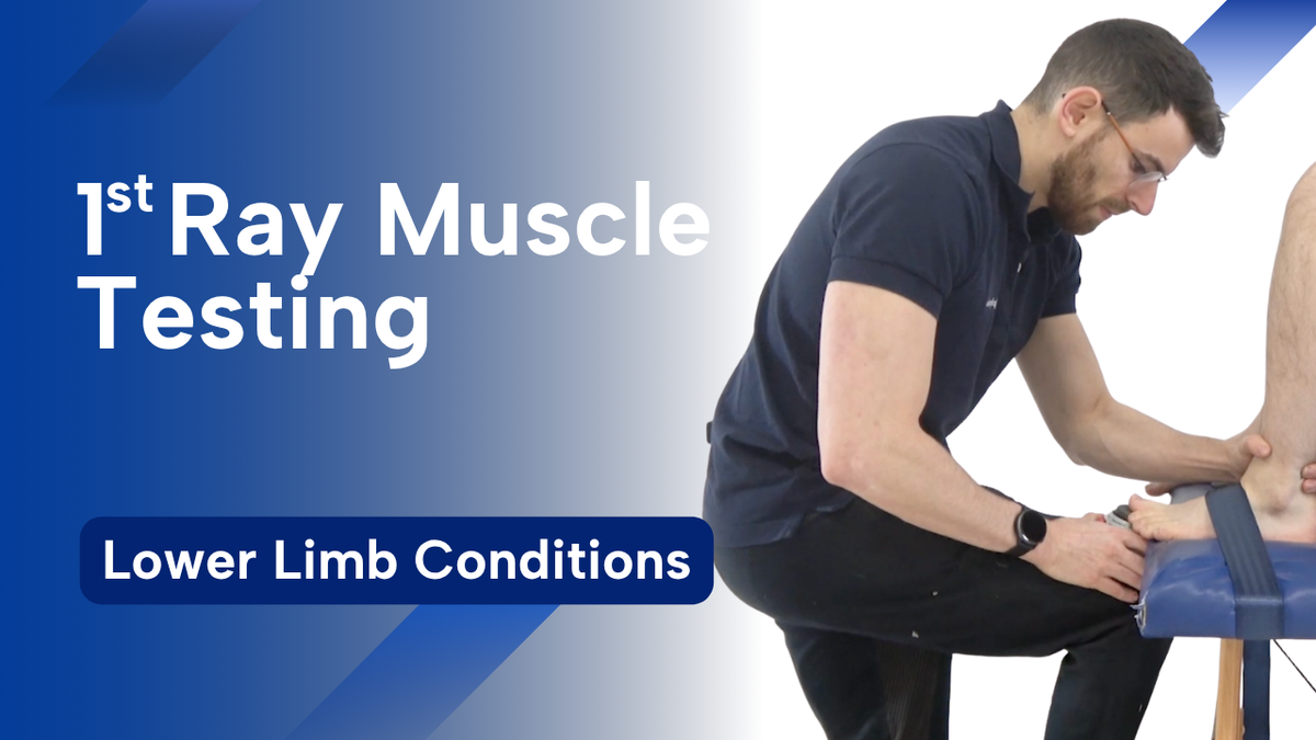 1st Ray Muscle Testing