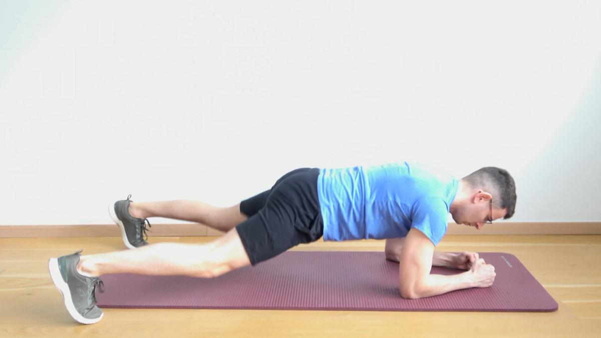 Dynamic Plank With Jumping Jack Legs