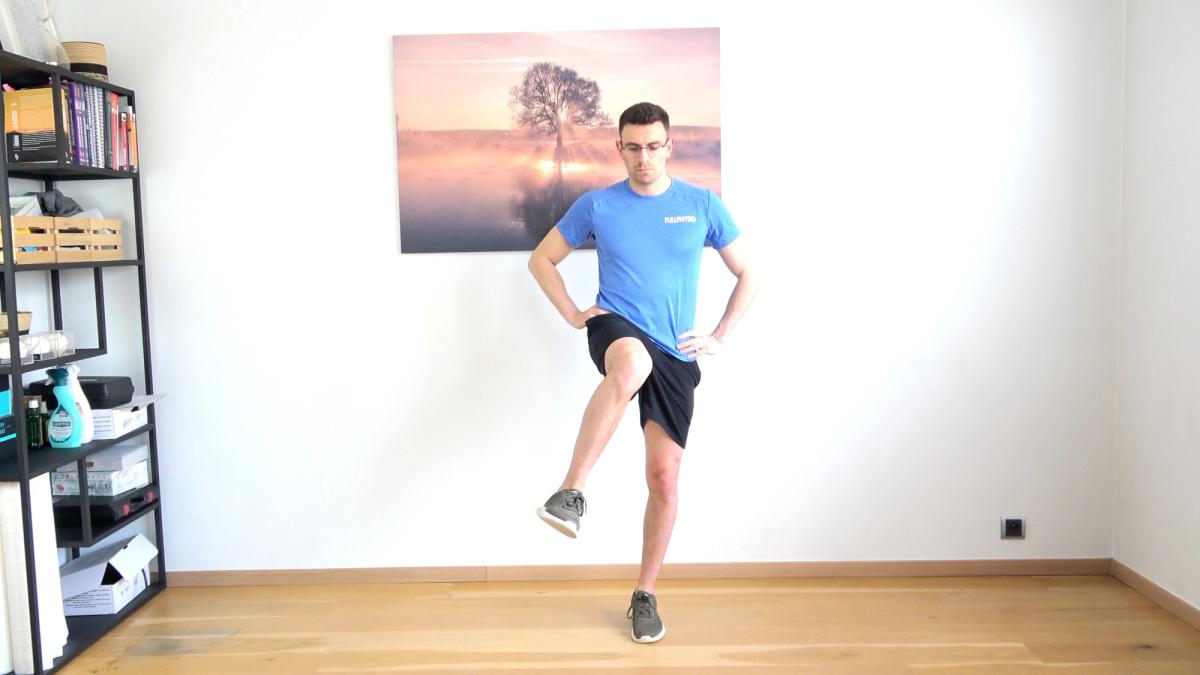 Mobilisation active rotation interne de hanche