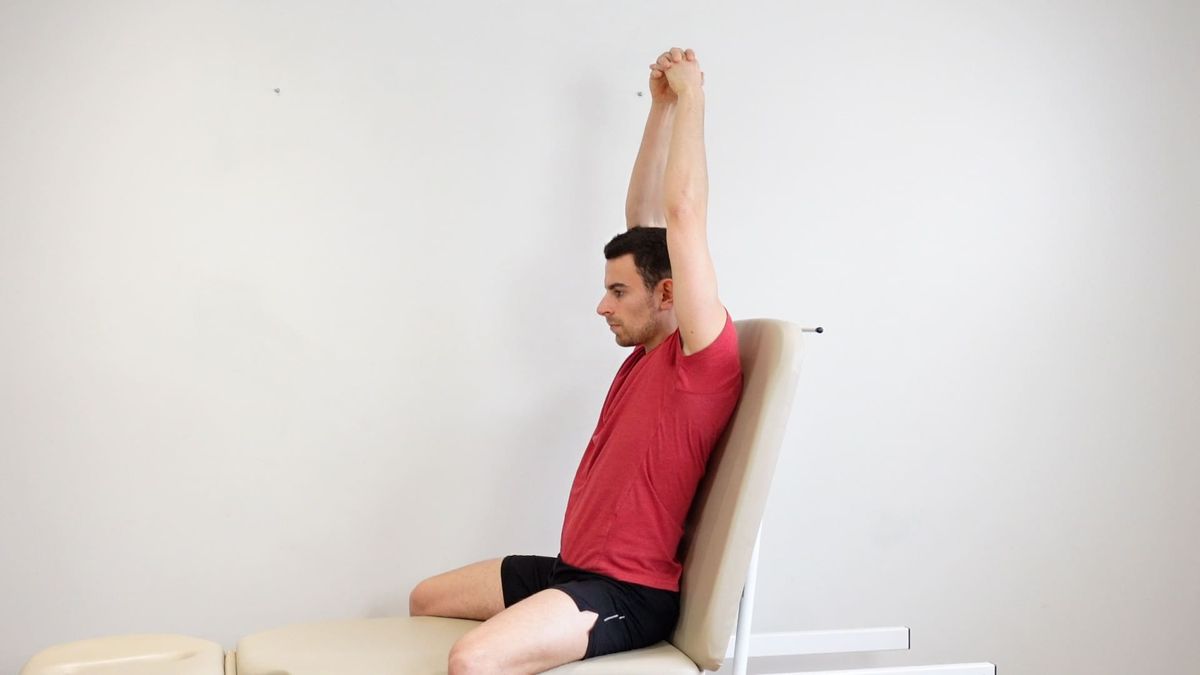 Assisted Seated Shoulder Flexion