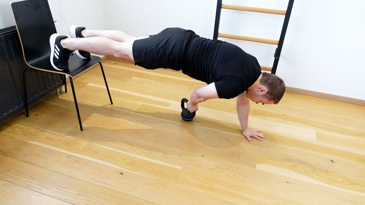 Gainage dynamique avec stabilisation d'épaule