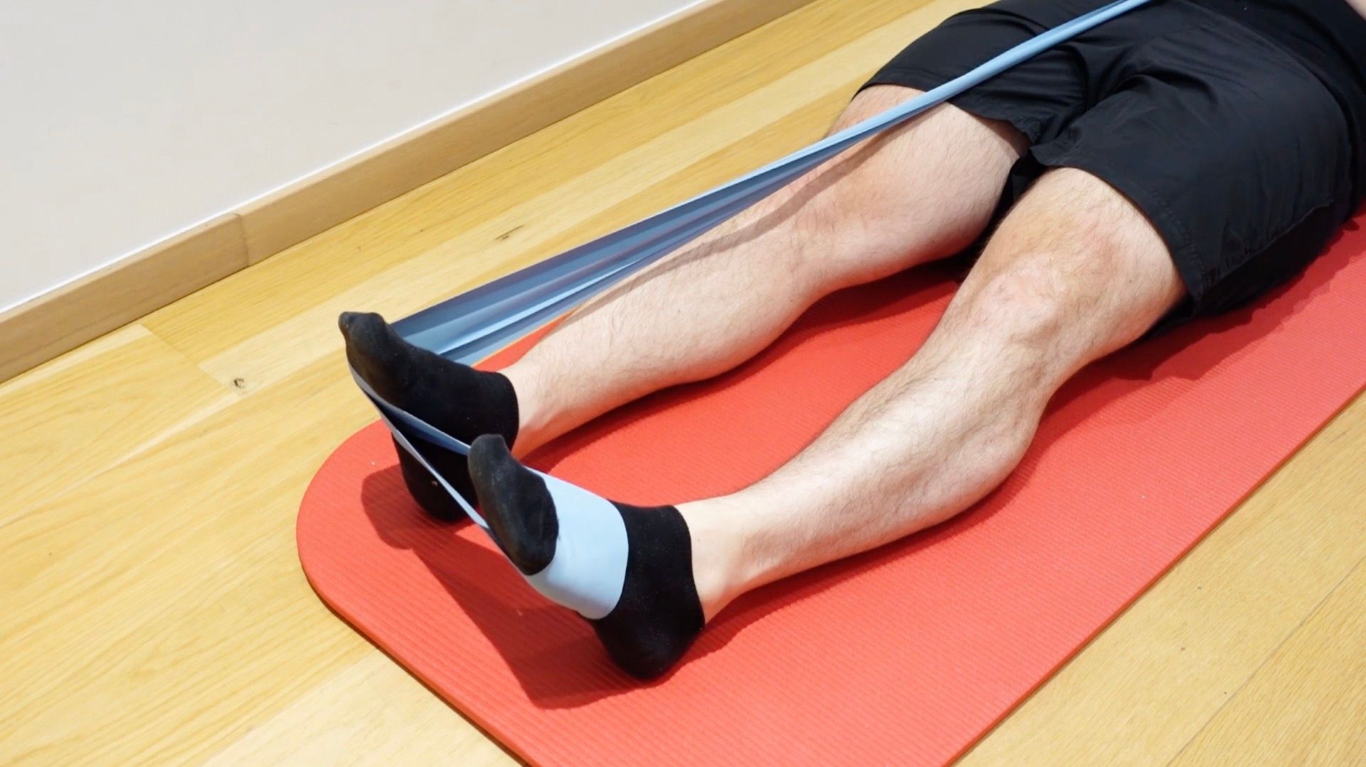 Evertor Strengthening With Elastic Band, view 1