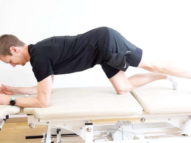 Plank With Neck Retraction, view 1