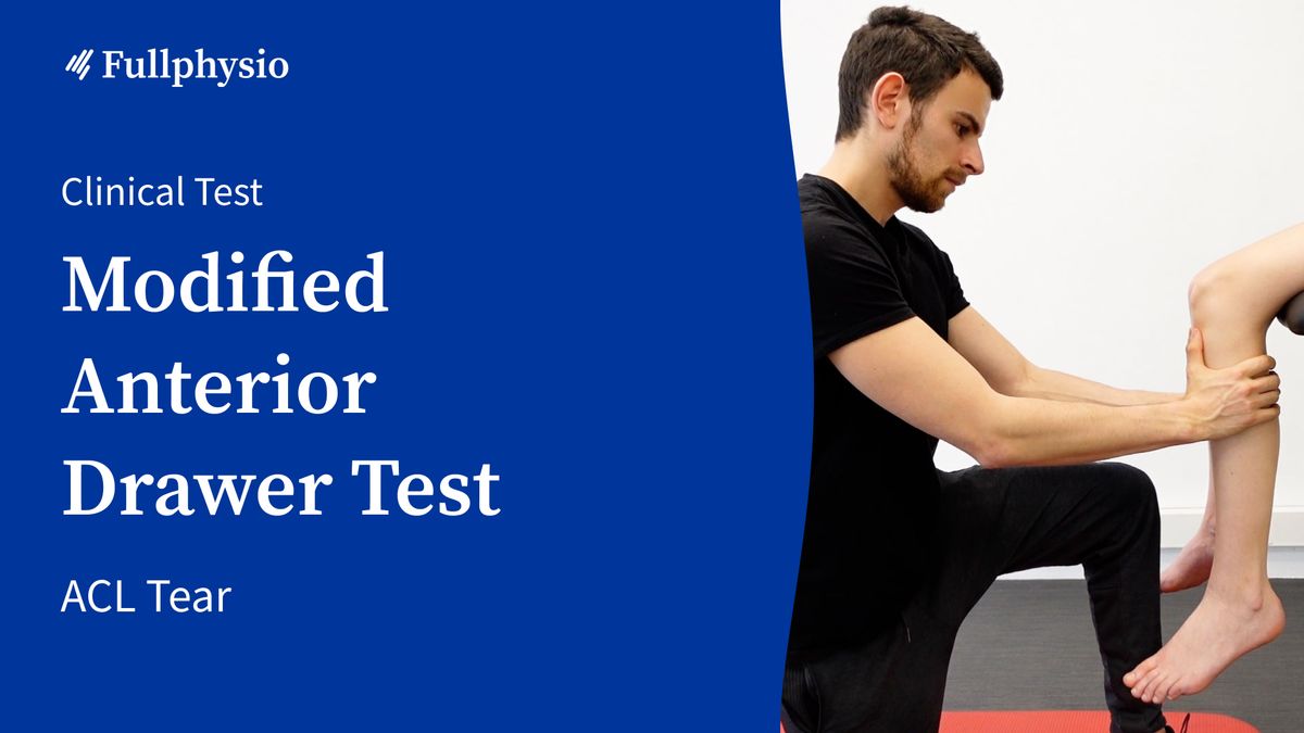 Modified Anterior Drawer Test