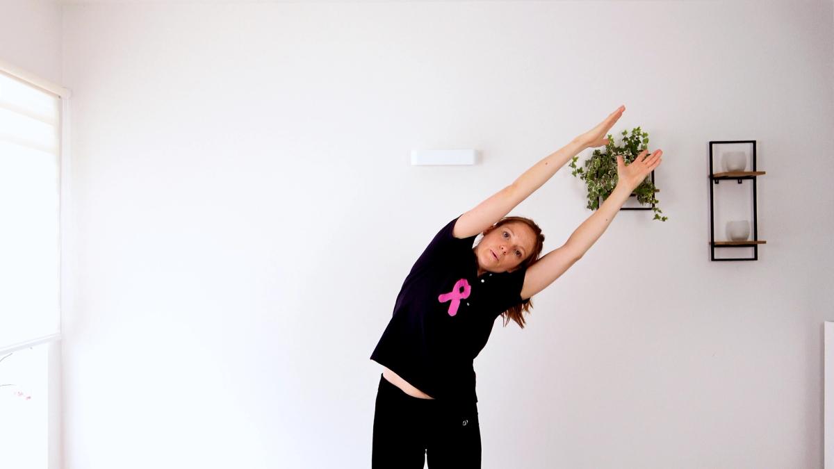 Side Bend With Arms Overhead