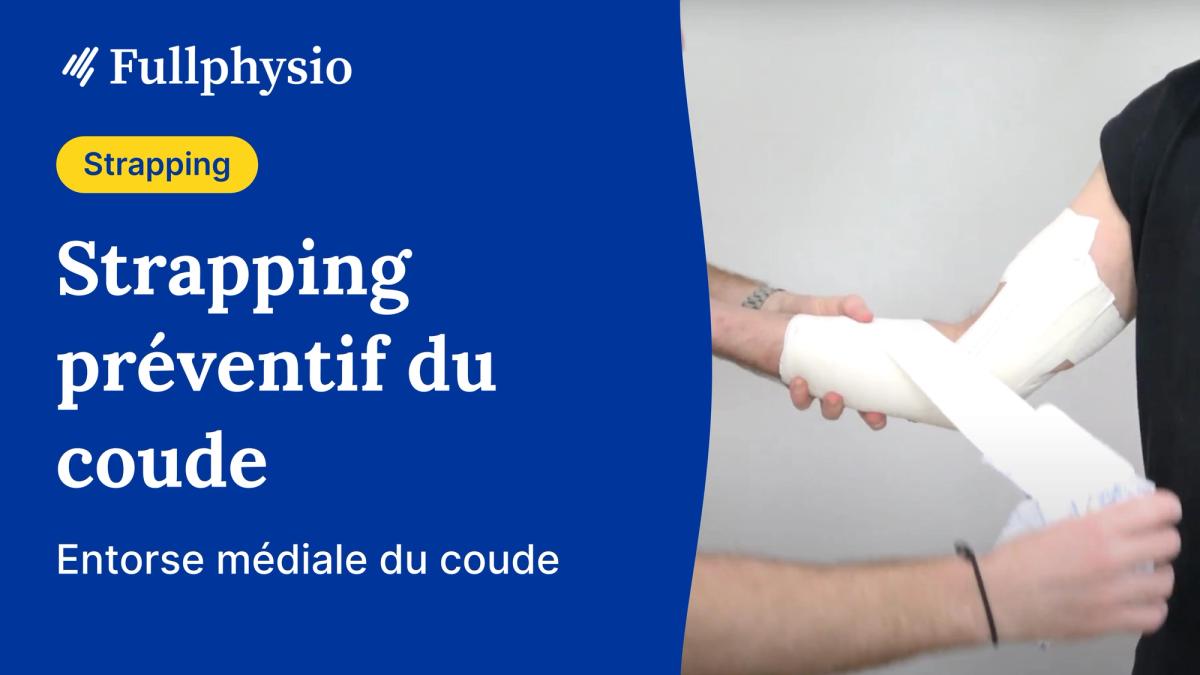 Strapping préventif du coude