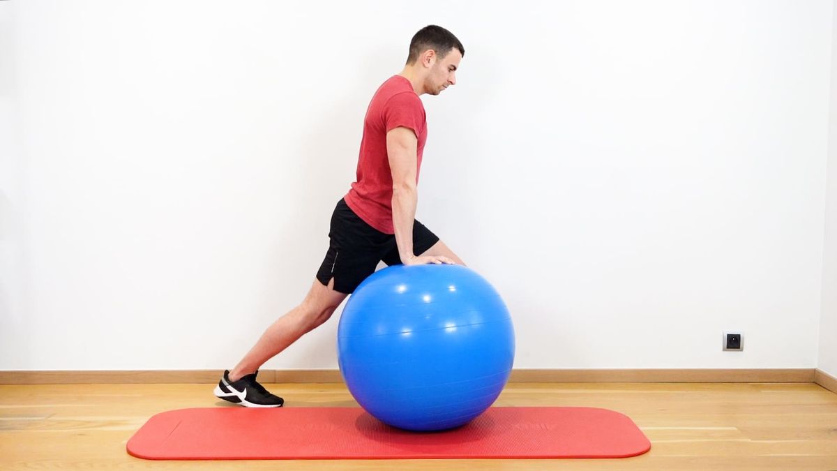 Shoulder Depressor Strengthening With Swiss Ball