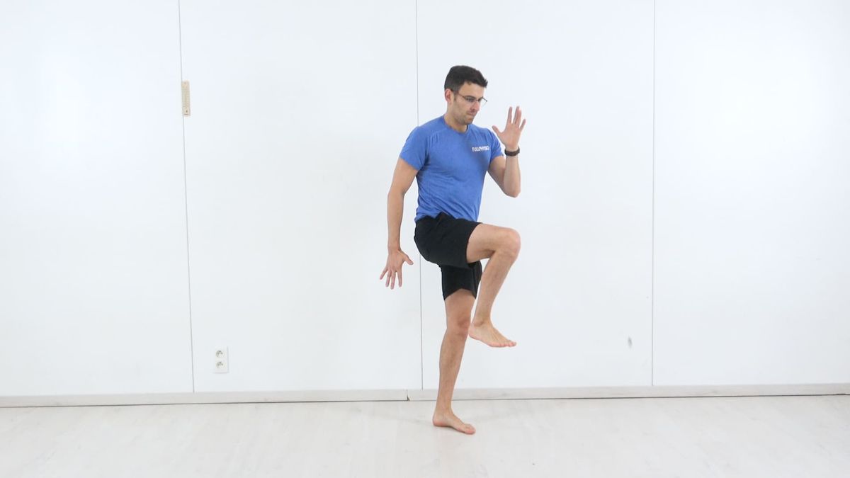 Stabilisation type sprinter en trois temps