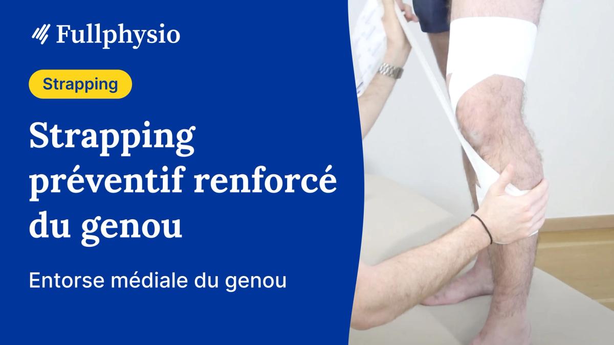 Strapping préventif renforcé du genou
