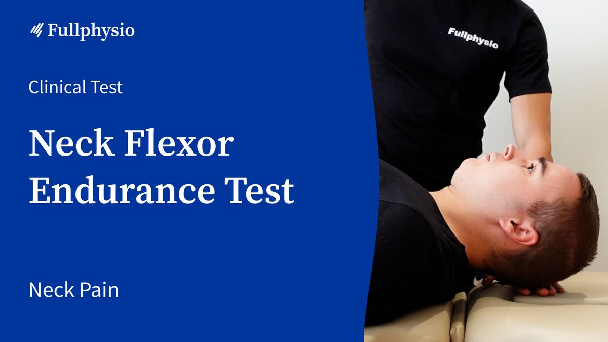 Neck Flexor Endurance Test