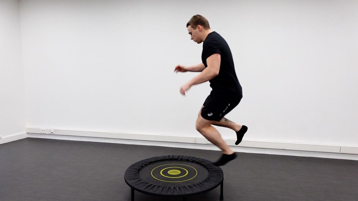 Landing and Stabilization on Unstable Surface (Trampoline)