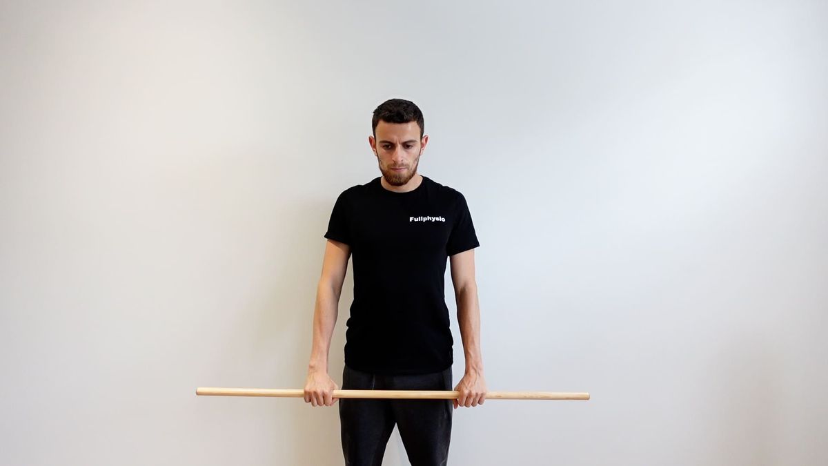 Active-Assisted Shoulder Flexion With Stick