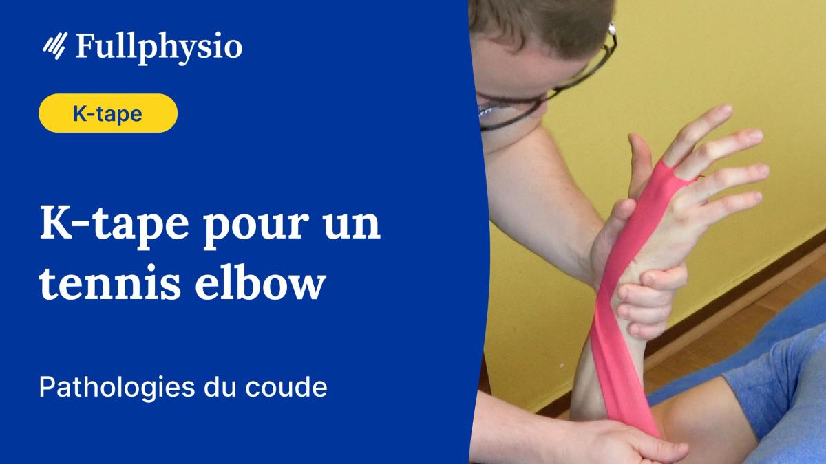 K-tape pour le tennis elbow