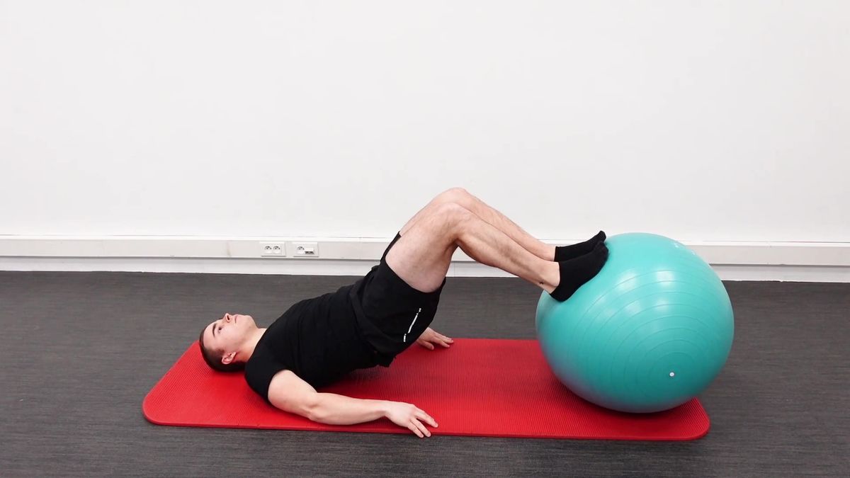 Renforcement excentrique des IJ sur SwissBall