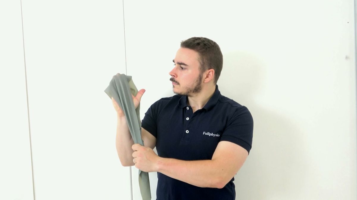 Finger Extension With Resistance Band