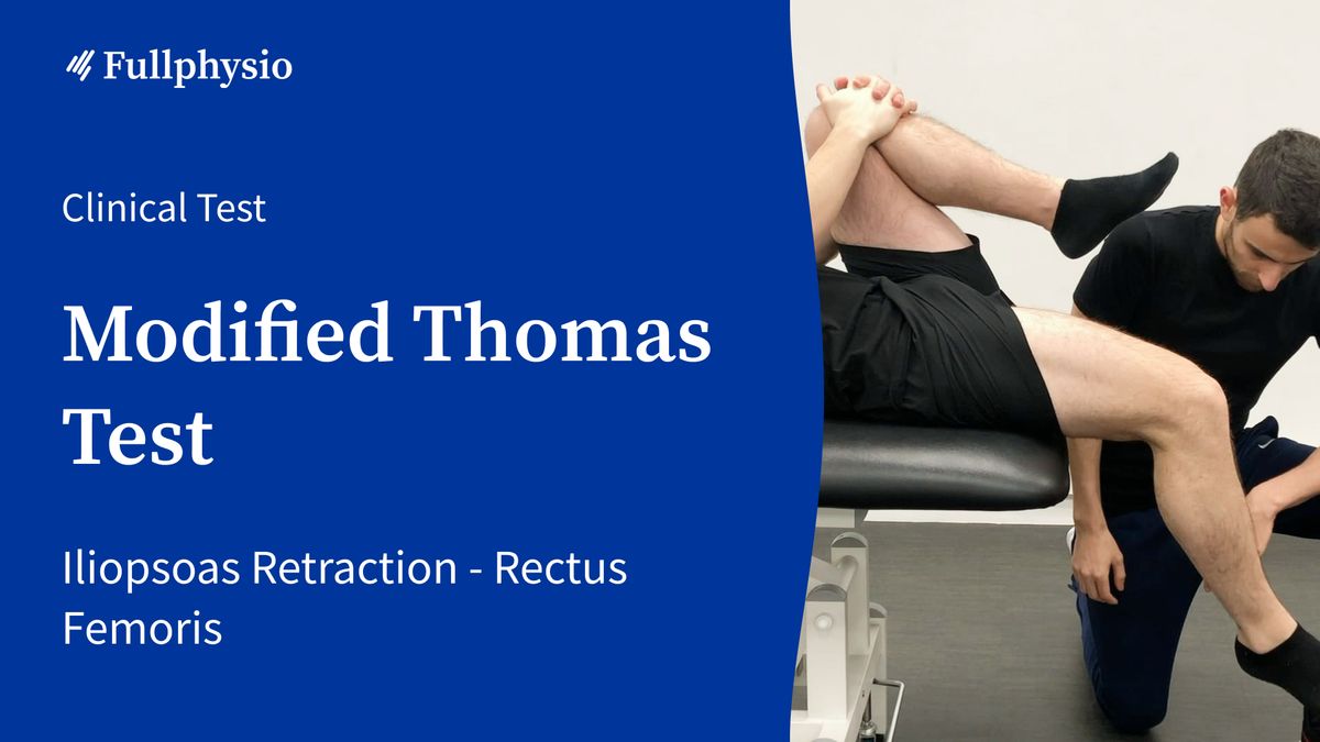 Modified Thomas Test