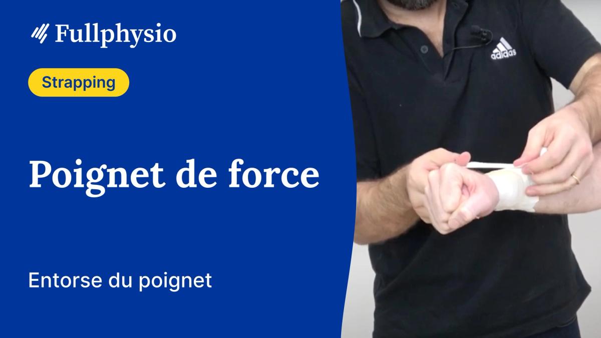 Strapping poignet de force