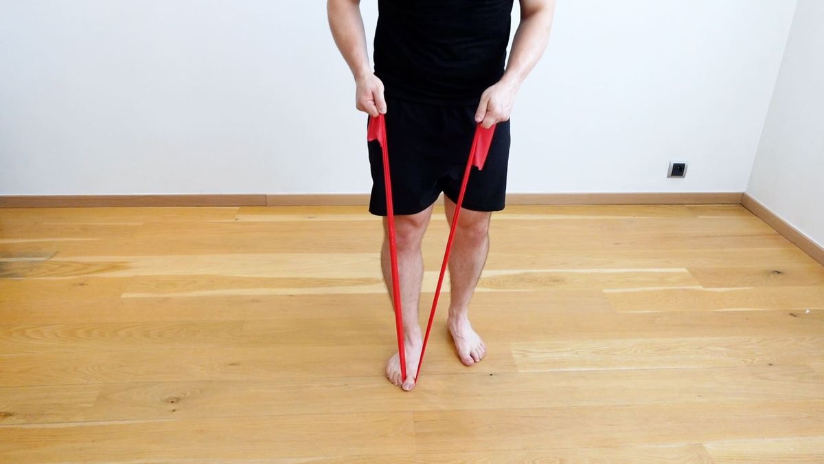 Renforcement fléchisseurs de l'hallux avec marche