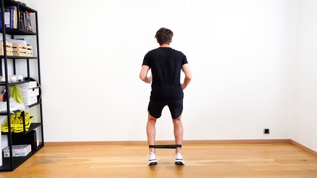 Lateral Steps on Tiptoes
