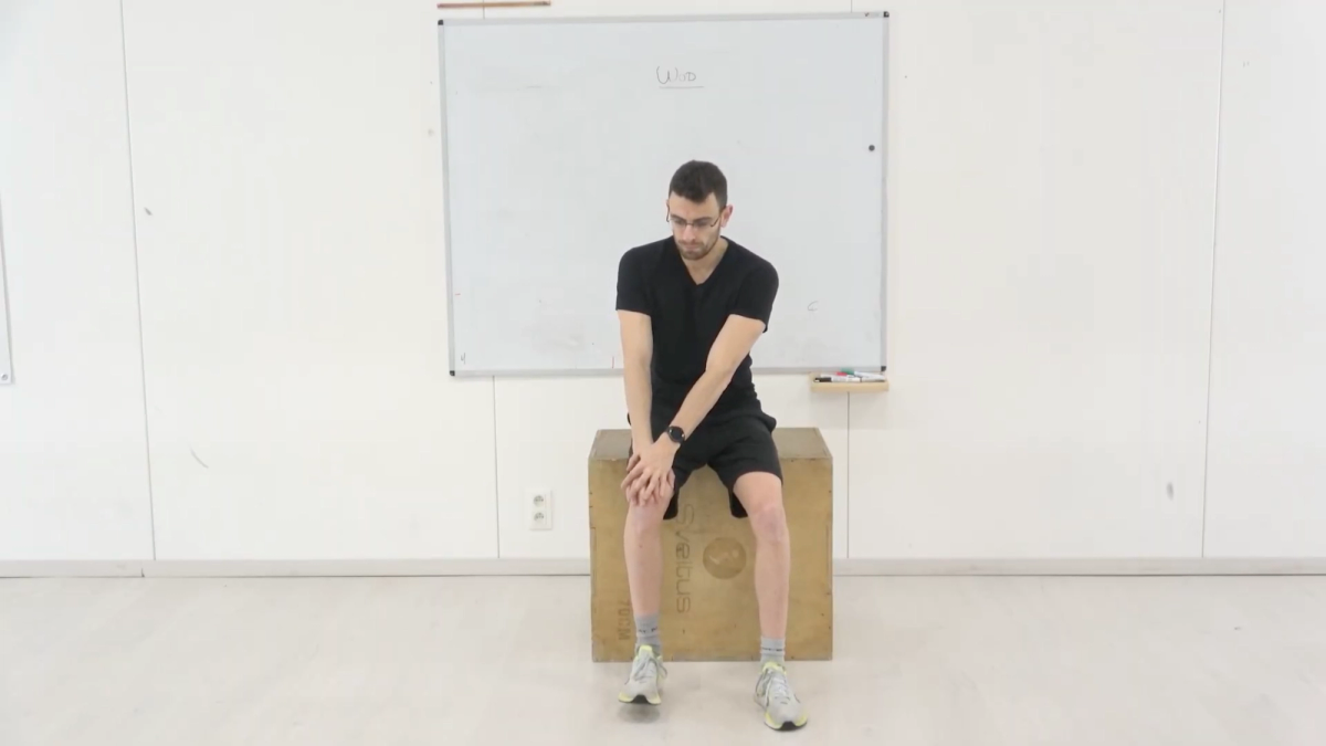 Flexion de la hanche isométrique