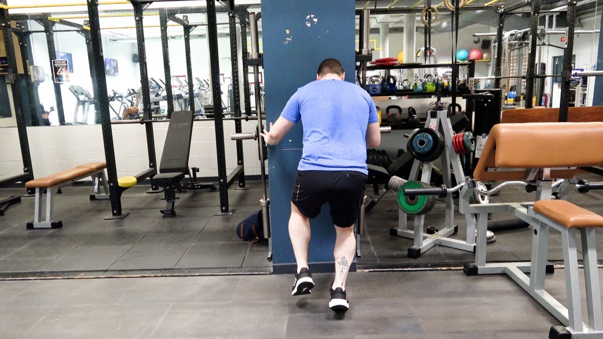 Eccentric Calf Strengthening With Bent Knees