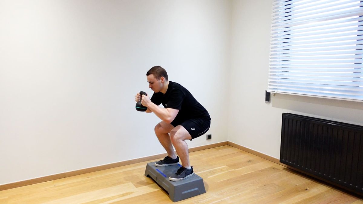 Jump With Squat Landing